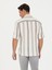 Erkek Haki Slim Fit %100 Keten Gömlek 50265480-VR027 5