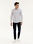 Erkek Lacivert Slim Fit Pamuk Çizgili Gömlek 50288628-VR033 4