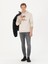 Erkek Bej Melanj Regular Fit Pamuk Karışımlı Kapüşonlu Sweatshirt 50272475-VR156 4