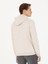 Erkek Bej Melanj Regular Fit Pamuk Karışımlı Kapüşonlu Sweatshirt 50272475-VR156 5