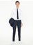 Erkek Beyaz Slim Fit %100 Pamuk İtalyan Yaka Klasik Gömlek 50250845-VR013 4