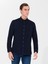 Erkek Lacivert Slim Fit Uzun Kollu Gömlek 50257239-VR033 6