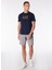 Bisiklet Yaka Lacivert Erkek T-Shirt 3DPT08PJM9Z 2