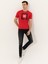 Erkek Kırmızı Bisiklet Yaka Slim Fit T-Shirt 50247638-VR030 2