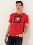 Erkek Kırmızı Bisiklet Yaka Slim Fit T-Shirt 50247638-VR030 4