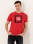 Erkek Kırmızı Bisiklet Yaka Slim Fit T-Shirt 50247638-VR030 1