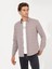 Erkek Bordo Slim Fit Uzun Kollu Gömlek 50255618-VR014 3