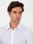 Erkek Beyaz Slim Fit Uzun Kollu Gömlek 50255629-VR013 4