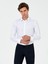 Erkek Beyaz Slim Fit Uzun Kollu Gömlek 50255603-VR013 6