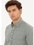 Erkek Haki Slim Fit Uzun Kollu Gömlek 50255618-VR027 5