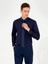 Erkek Lacivert Slim Fit Uzun Kollu Basic Gömlek 50258543-VR033 3