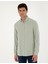 Erkek Yeşil Regular Fit Uzun Kollu Gömlek 50284405-VR016 3