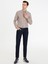 Erkek Bej Slim Fit Uzun Kollu Gömlek 50227332-VR011 4