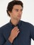 Erkek Lacivert Slim Fit Uzun Kollu Gömlek 50279988-VR033 2