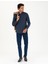 Erkek Lacivert Slim Fit Uzun Kollu Gömlek 50279988-VR033 4