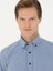 Erkek İndigo Slim Fit Uzun Kollu Gömlek 50265476-VR028 2