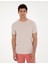Erkek Bej Slim Fit Tişört 50288914-VR011 3