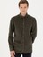 Erkek Haki Regular Fit Uzun Kollu Kadife Gömlek 50278523-VR027 1
