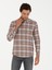 Erkek Vizon Regular Fit Uzun Kollu Gömlek 50272912-VR052 3