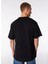 Bisiklet Yaka Siyah Erkek T-Shirt L241331001 Loose Fit T-Shirt 5