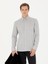 Erkek Gri Slim Fit Uzun Kollu Gömlek 50255655-VR024 3