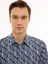 Erkek Lacivert Slim Fit Uzun Kollu Gömlek 50227308-VR033 2