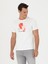 Erkek Beyaz Slim Fit Bisiklet Yaka T-Shirt 50265875-VR013 3