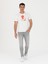 Erkek Beyaz Slim Fit Bisiklet Yaka T-Shirt 50265875-VR013 4