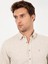 Erkek Bej Slim Fit Uzun Kollu Gömlek 50256919-VR011 6