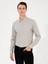 Erkek Haki Slim Fit Uzun Kollu Gömlek 50253916-VR027 1