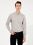 Erkek Haki Slim Fit Uzun Kollu Gömlek 50253916-VR027 3