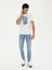 Erkek Gül Slim Fit Bisiklet Yaka T-shirt 50284365-VR013 4