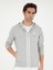Erkek Gri Melanj Regular Fit Kapüşonu Sweatshirt 50284600-VR086 3