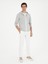 Erkek Gri Melanj Regular Fit Kapüşonu Sweatshirt 50284600-VR086 4
