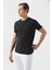 Slim Fit Siyah Düz T-Shirt 2EC148551753M 1