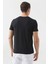 Slim Fit Siyah Düz T-Shirt 2EC148551753M 4