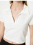 Crop Polo Tişört Kısa Kollu Slim Fit 5