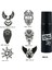 Güçlü Erkek Sembolleri Spray Tattoo Geçici Dövme Yapma Seti Dark Siyah 1