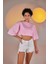 Holly Crop Tshirt Pembe 5