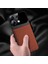 Xiaomi Redmi Note 13 4g Uyumlu Kılıf Zebana Lens Deri Kılıf Kahverengi 2