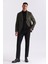 Haki Slim Fit Sivri Yaka Erkek Ceket 2