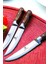 Çeyiz Mutfak Bıçak Seti Et Sebze Ekmek Bıçağı Sürmene 3 Parça Ahşap Sap ( 25 cm 4