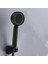 Turbo Pervaneli 5 Fonksiyonlu Siyah Duş Başlığı El Duşu ve 150 cm Krom Hortum 4