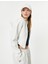 Crop Kapşonlu Sweatshirt Fermuarlı Asimetrik Kesim Üç Iplik Şardonlu Slim Fit 1