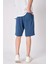 Erkek Dokulu Oversize Bermuda 4