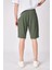 Erkek Dokulu Oversize Bermuda 4
