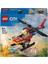 LEGO® City İtfaiye Kurtarma Helikopteri 60411 - 5 Yaş ve Üzeri Çocuklar için Pilot Minifigürü İçeren Yaratıcı Oyuncak Yapım Seti (85 Parça) 3