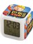 Küçük Boy Mini LED Stitch Anime Dijital Çalar Saat 7 Zaman, Sıcaklık, Alarm, Tarih ile Renkli Yatak Odası Işığı JINGYI2304 (Yurt Dışından) 1