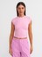 30899 Yanları Büzgü Detaylı Top-Açık Pembe 1