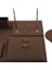 Inn Design Sümen Takımı 9 Parça Süet Kahve ST-1921 5